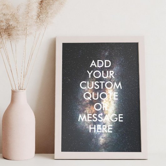 Creëer uw eigen poster voor prijsopgave