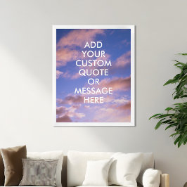 Creëer uw eigen poster voor prijsopgave