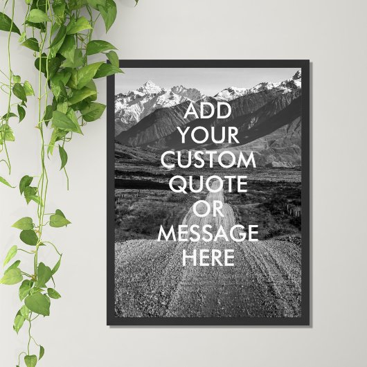 Creëer uw eigen poster voor prijsopgave