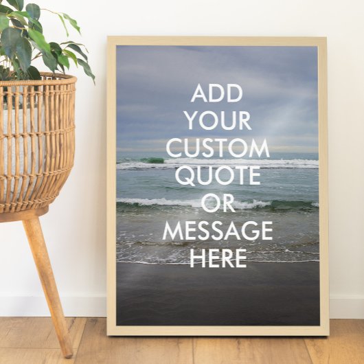 Creëer uw eigen poster voor prijsopgave