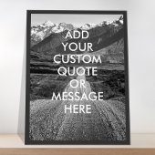 Creëer uw eigen poster voor prijsopgave