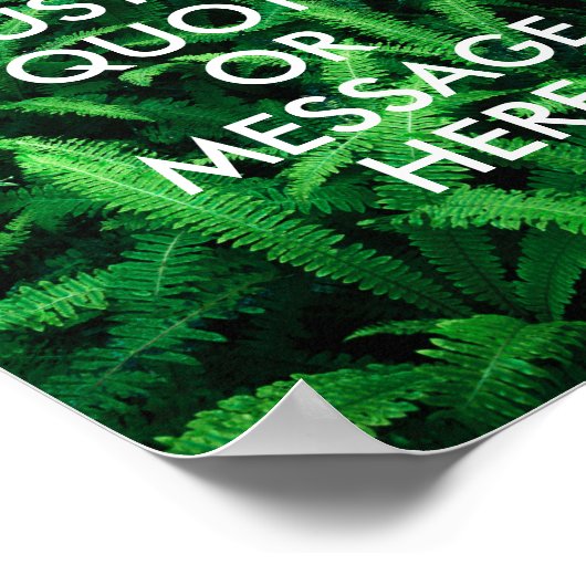 Creëer uw eigen poster voor prijsopgave (Hoek)