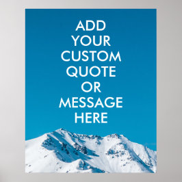 Creëer uw eigen poster voor prijsopgave