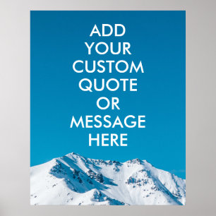 Creëer uw eigen poster voor prijsopgave