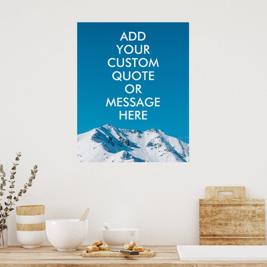 Creëer uw eigen poster voor prijsopgave (Keuken)