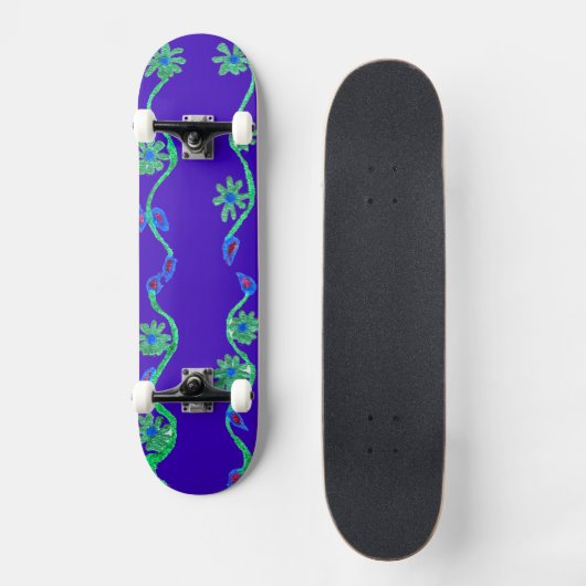 Creëer Uw eigen prachtige blauw Persoonlijk Skateboard (Voorkant)