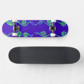 Creëer Uw eigen prachtige blauw Persoonlijk Skateboard (Horizontaal)