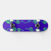 Creëer Uw eigen prachtige blauw Persoonlijk Skateboard (Horizontaal)