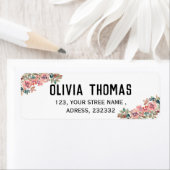 Creëer uw eigen prachtige moderne retouradres etiket (Insitu)