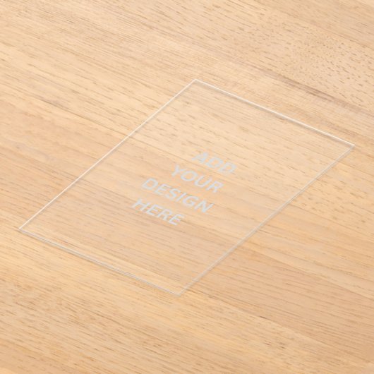 Creëer uw eigen premium acryluitnodigingen acryl uitnodigingen (Laagn)