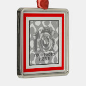 Creëer Uw eigen Premium Square-versiering Metalen Ornament (Rechts)