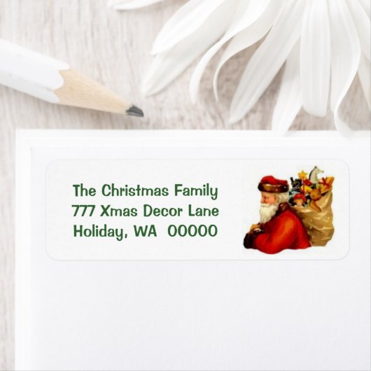 Creëer Uw eigen prettige kerstcadeautjes Etiket (Insitu)