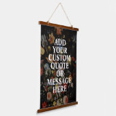 Creëer Uw eigen prijsopgave Hangend Wandkleed (Gebogen)