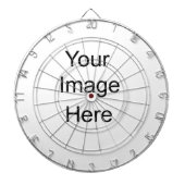 Creëer Uw eigen printkaart Dartbord (Voorkant)