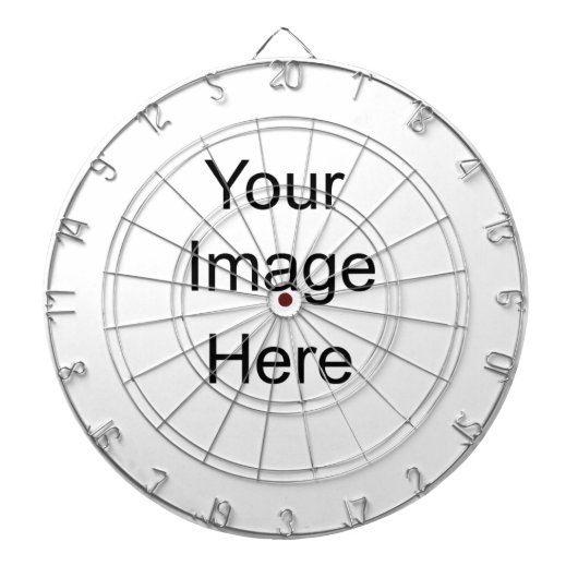 Creëer Uw eigen printkaart Dartbord (Voorkant)