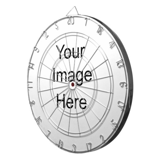 Creëer Uw eigen printkaart Dartbord (Voorkant Rechts)