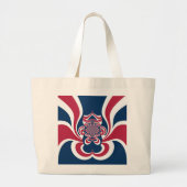 Creëer uw eigen product aanpassen grote tote bag (Voorkant)