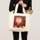 Creëer uw eigen product aanpassen grote tote bag (Voorkant (product))