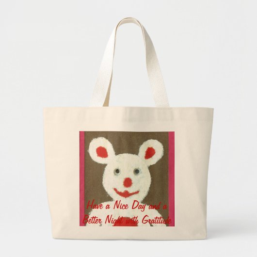 Creëer uw eigen product aanpassen grote tote bag (Voorkant)