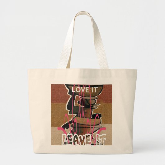 Creëer uw eigen product aanpassen grote tote bag (Voorkant)
