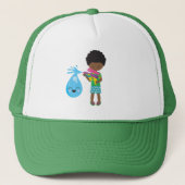 Creëer uw eigen product of geschenk:-) truckhoed trucker pet (Voorkant)