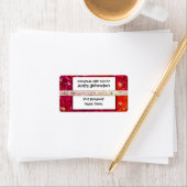 Creëer Uw eigen productlabel Glitter Bling Etiket (Insitu)