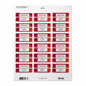 Creëer Uw eigen productlabel Glitter Bling Etiket (Full Sheet)