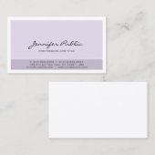 Creëer Uw eigen professionele, eenvoudige, moderne Visitekaartje (Voorkant / Achterkant)