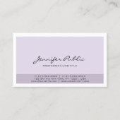 Creëer Uw eigen professionele, eenvoudige, moderne Visitekaartje (Voorkant)