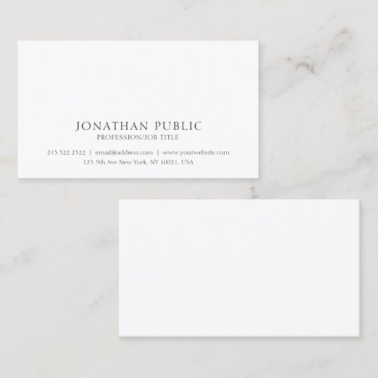 Creëer Uw eigen professionele klant, schoonmaakend Visitekaartje (Voorkant / Achterkant)