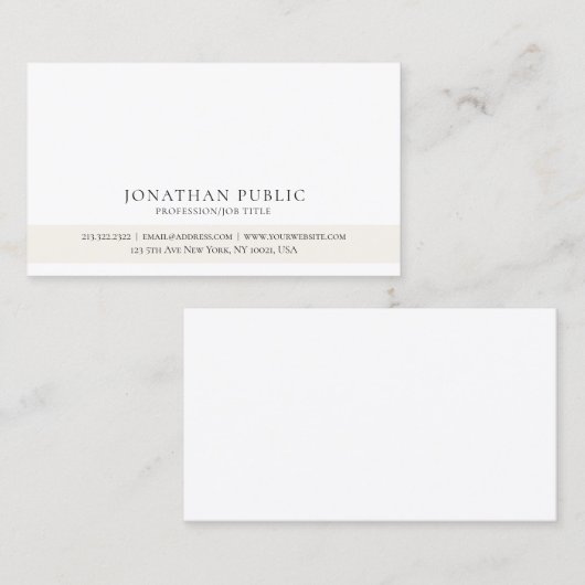 Creëer Uw eigen professionele klant, schoonmaakend Visitekaartje (Voorkant / Achterkant)