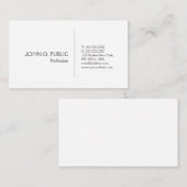 Creëer Uw eigen professionele legant modern Visitekaartje (Voorkant / Achterkant)