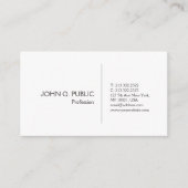 Creëer Uw eigen professionele legant modern Visitekaartje (Voorkant)