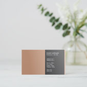 Creëer Uw eigen professionele legante klas Visitekaartje (Staand voorkant)