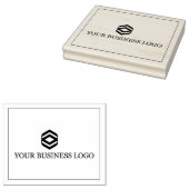 Creëer Uw eigen professionele Logo, groot Rubberstempel (Gestempeld)