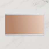 Creëer Uw eigen professionele luxe luxe Visitekaartje (Achterkant)