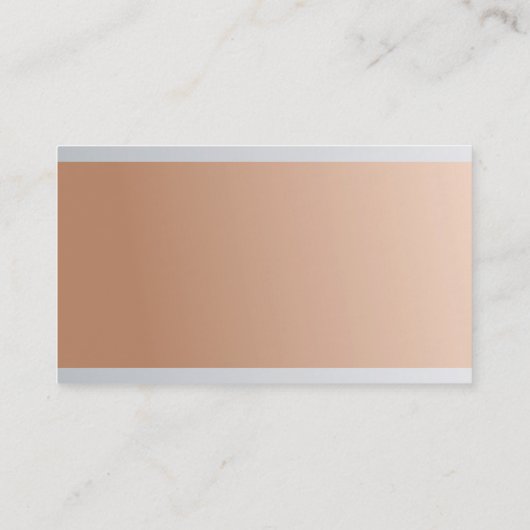 Creëer Uw eigen professionele luxe luxe Visitekaartje (Achterkant)