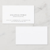 Creëer Uw eigen professionele, moderne, elegante l Visitekaartje (Voorkant / Achterkant)