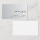 Creëer Uw eigen professionele, moderne racistische Visitekaartje (Voorkant / Achterkant)