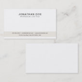 Creëer Uw eigen professionele moderne, schone eleg Visitekaartje (Voorkant / Achterkant)