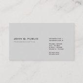 Creëer Uw eigen professionele moderne, verbluffend Visitekaartje (Achterkant)