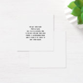 Creëer Uw eigen profielkaart Vierkante Visitekaartjes (Bureau)