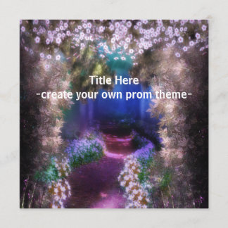 Creëer uw eigen prom uitnodigingen