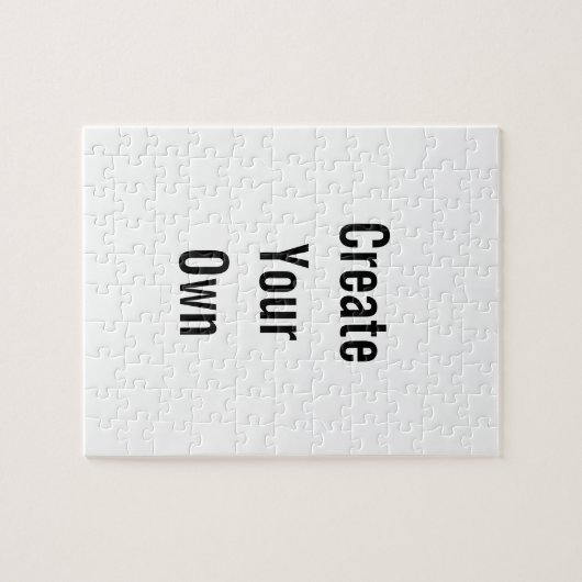 Creëer Uw eigen puzzel Legpuzzel (Horizontaal)