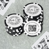 Creëer uw eigen QR-code Logo Poker Chips