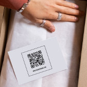 Creëer Uw eigen QR-code Rubberstempel