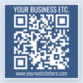 Creëer Uw eigen QR-code | Transparant Sticker
