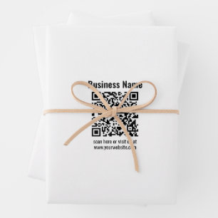 Creëer Uw eigen QR-code   Transperant Inpakpapier Vel
