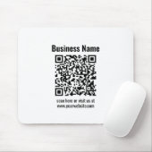 Creëer Uw eigen QR-code | Transperant Muismat (Met muis)