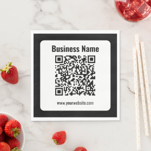 Creëer Uw eigen QR-code   Transperant Servet